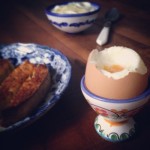 Ovo cozido de gema mole – Dadivosa