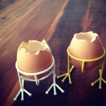 Ovo cozido de gema mole – Dadivosa